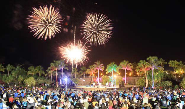 Ala Moana Park Firework Show On Fourth Of July